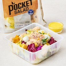 포켓샐러드 닭가슴살 비엔나 샐러드, 250g, 1개