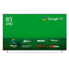 더함 4K UHD LED 구글 OS TV, 215cm(85인치), UA851UHD F8T CHIQ 2023, 스탠드형,