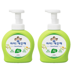 아이깨끗해 향균 폼 핸드솝 숲 속 산책향 본품, 490ml, 2개