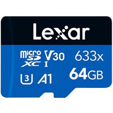 렉사 High-Performance microSDXC UHS-I 633배속 메모리카드, 64GB