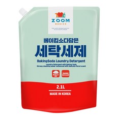 줌 베이직 베이킹소다 담은 액체 세탁세제, 2L, 1개