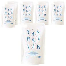 FRANKLIIN 유아용 주방세제 리필, 6개, 450ml