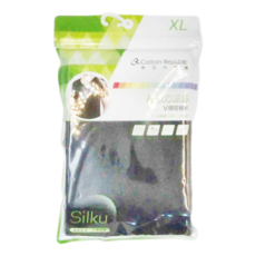 CottonRepublic 棉花共和國 Silku 輕引力涼感V領短袖衫 XL, 黑色