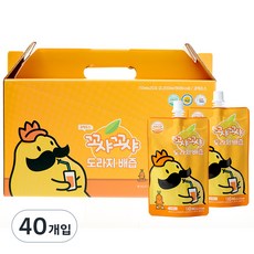 꼬샤꼬샤 도라지 배즙 스파우트형, 110ml, 40개 110ml, 40개입