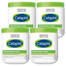 Cetaphil 舒特膚 保濕霜，深層滋潤，快速吸收，舒緩乾燥及敏感肌膚, 550g, 4罐
