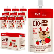 몸엔용 디어팡 녹용 곤약젤리 딸기 10p, 120ml, 1개