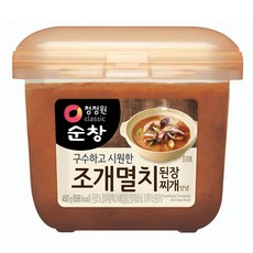 청정원순창 조개멸치 된장 찌개양념, 450g, 1개