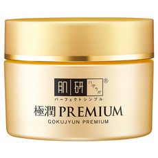 HADALABO 肌研 極潤PREMIUM金緻高效保濕精華霜, 8重玻尿酸, 深層保濕, 修護屏障, 1罐