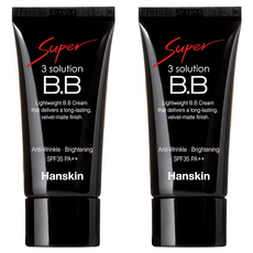 한스킨 수퍼 쓰리 솔루션 BB크림 SPF35 PA++, 베이지, 30g, 2개