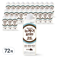 뉴케어 올프로틴 초코맛, 245ml, 72개