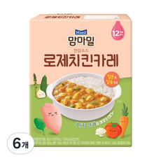 맘마밀 안심소스 로제치킨카레 2p, 160g, 6개