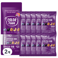 COLORFOODS 하루견과 퍼플 믹스넛, 20g, 20개