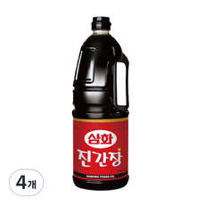 삼화식품 진간장, 1.8L, 4개