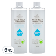 비타할로 모찌모찌 세라마이드 토너, 500ml, 6개입