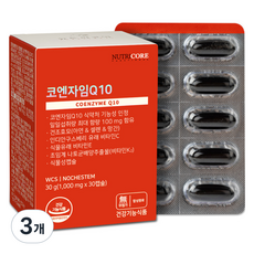 뉴트리코어 코엔자임Q10 30g, 30정, 3개