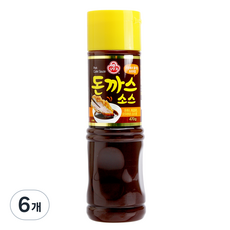 오뚜기 돈까스 소스 S, 470g, 6개