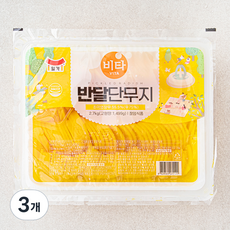 일가 비타 반달단무지, 2.7kg, 3개