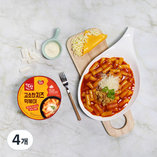 The God Of Tteokbokki Dongwon F&B香辣起司杯裝炒年糕, 160g, 4個