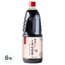 신앙촌 양조 1급 진간장, 1.8L, 6개