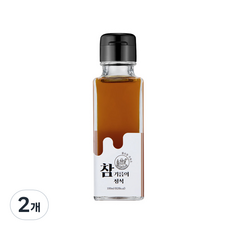 불로동주유소 참기름, 100ml, 2개