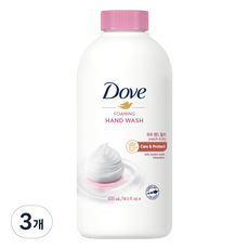 도브 포밍 핸드워시 피치 앤드 릴리 리필, 430ml, 3개 430ml, 3개