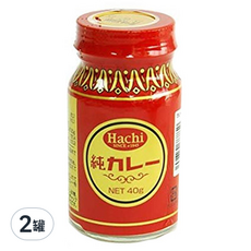 HACHI 咖哩粉, 日本原裝進口，濃郁咖理的甘甜口感，輕鬆煮出美味咖哩料理, 40g, 2罐