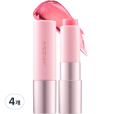 맥퀸뉴욕 베러 댄 키스 립밤 포 우먼, 파스텔핑크(피치 바닐라향), 3.5g, 4개