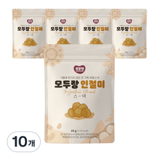 또또맘 모두랑 아기 과자 25g, 인절미, 10개