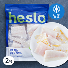 해슬로 가시없는 어린이 순살광어 (냉동), 400g, 2팩