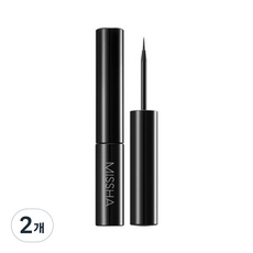 미샤 리퀴드 샤프 라이너 6g, 블랙, 2개