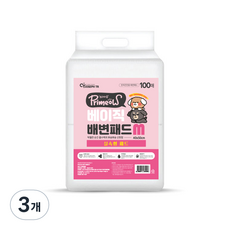 프리미요 베이직 배변패드 실속형 무향, 3개, 100개입