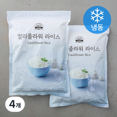 베리필드 컬리플라워 라이스 (냉동), 1kg, 4개