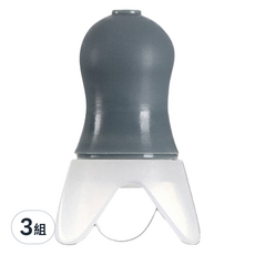 FaSoLa 飛行降噪減壓耳塞組, 灰色, 2入組, 尺寸2.4x1.5cm, 2個, 3組