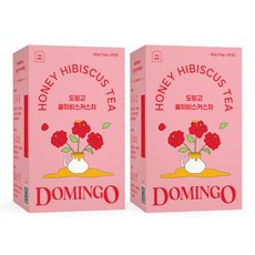 DOMINGO 蜂蜜洛神花茶包, 1.5g, 20包, 2盒