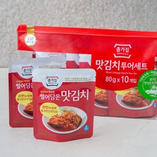 종가집 썰어담은 맛김치, 80g, 10개