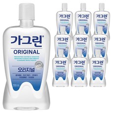 가그린 오리지널 구강청결제, 1.1L, 10개