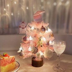 이플린 미니트리 풀세트 + 크리스마스 선물상자, 핑크