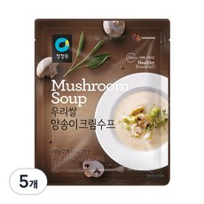 청정원 우리쌀 양송이크림수프, 60g, 5개