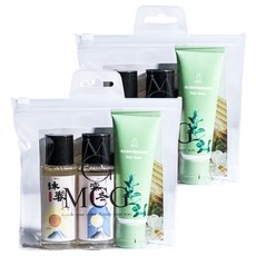MCG 米璽聚 GO PRETTY 旅行包套組，凜冬淨化洗髮精 60ml + 沐春潤活洗髮精 60ml + 魔法叢林奇蹟修護髮膜 50ml, 2組