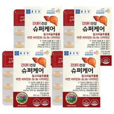 종근당 간건강 슈퍼케어, 30정, 4개