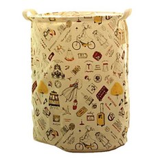 THEZAKKA 페브릭바스켓 화이트 SXFA082, 1개