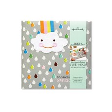 [바보사랑]홀마크 베이비 메모리북 성장앨범(빗방울) - BBA7033, 단품, 1개