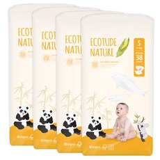 에코튜드 식물성 옥수수 네이처 울트라슬림 밴드형 기저귀 S 3~6kg, 152매