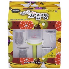 스칸디맘코리아 더글라스콤보 달달한 과즙망 4개입 라임그린, 1세트