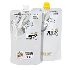 가미암라 트리트먼트 칼라 크림 300g, 5CB 구리빛갈색, 1개