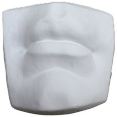 MORYARTS人體口石膏像, 1 個, 20 x 17 厘米