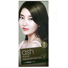 더페이스샵 스타일리스트 실키 헤어컬러크림 염색제, 7k애쉬카키, 1개