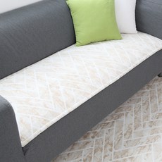 까사베르데 리치 헤링본 5mm 극세사 쇼파패드 60 x 240 cm, 마블베이지, 1개