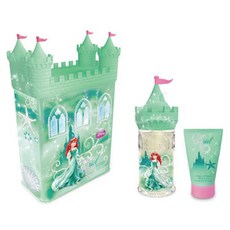 디즈니 아리엘 인어공주 캐슬 향수 EDT 50ml + 샤워젤 75ml, 1세트