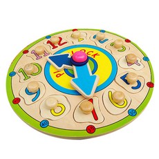 Tongsang 孩童用時鐘學習玩具組, 1個, 12 件
